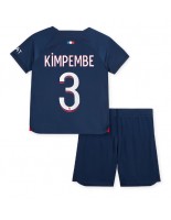 Paris Saint-Germain Presnel Kimpembe #3 Kotipaita Lasten 2023-24 Lyhythihainen (+ shortsit)